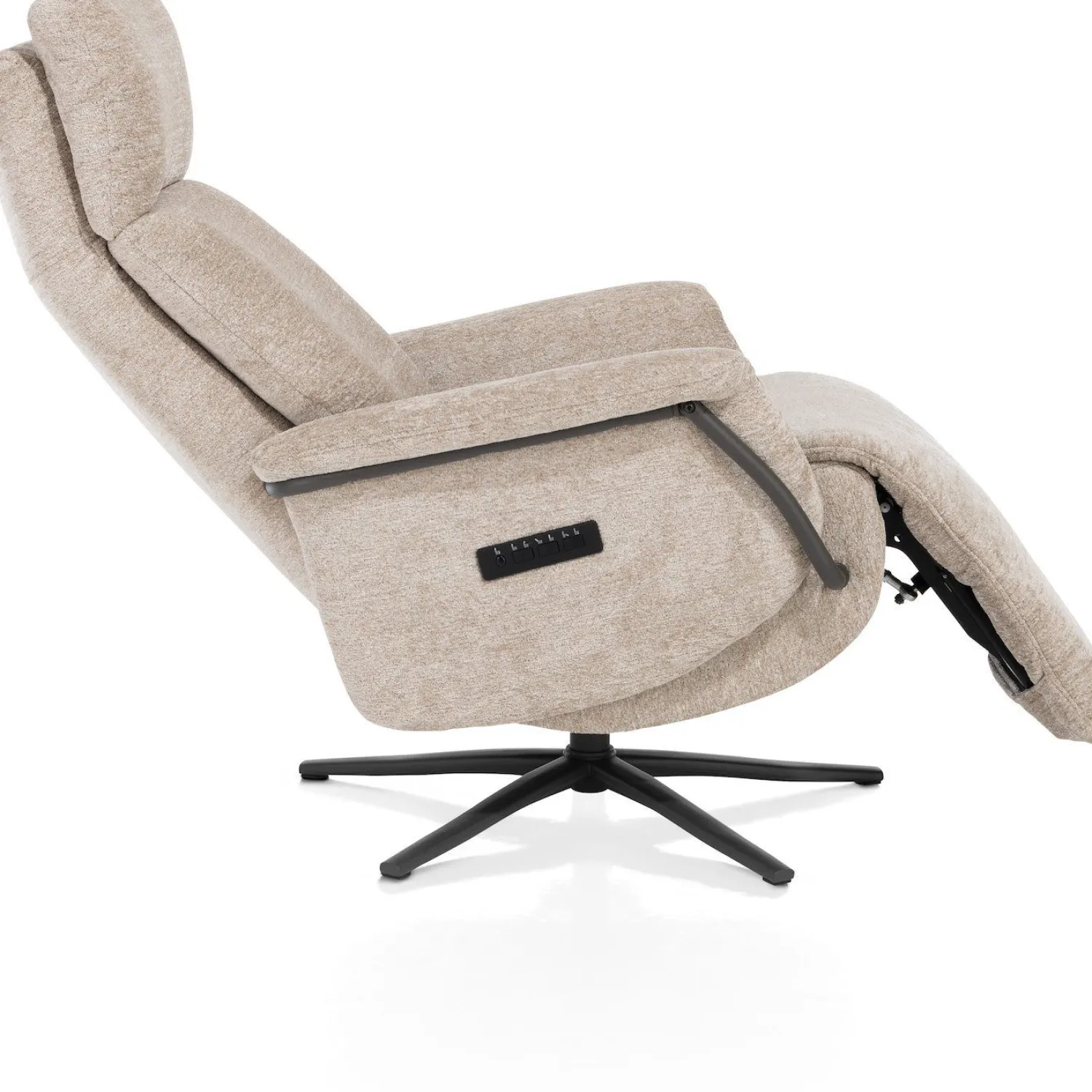 Draaifauteuils-Henders en Hazel Stelvio 3-motoren + accu Fauteuil Champagne