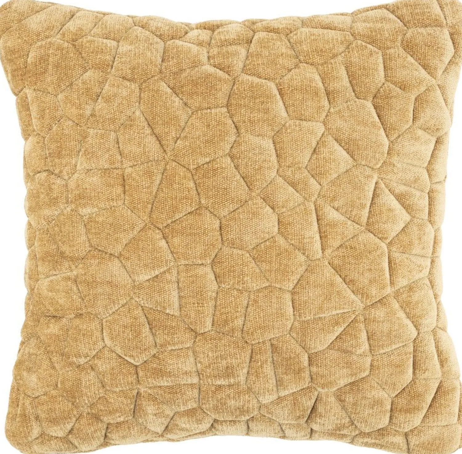 Poefjes & Krukjes|Sierkussens & Plaids-By Boo Stitch Kussen Gold