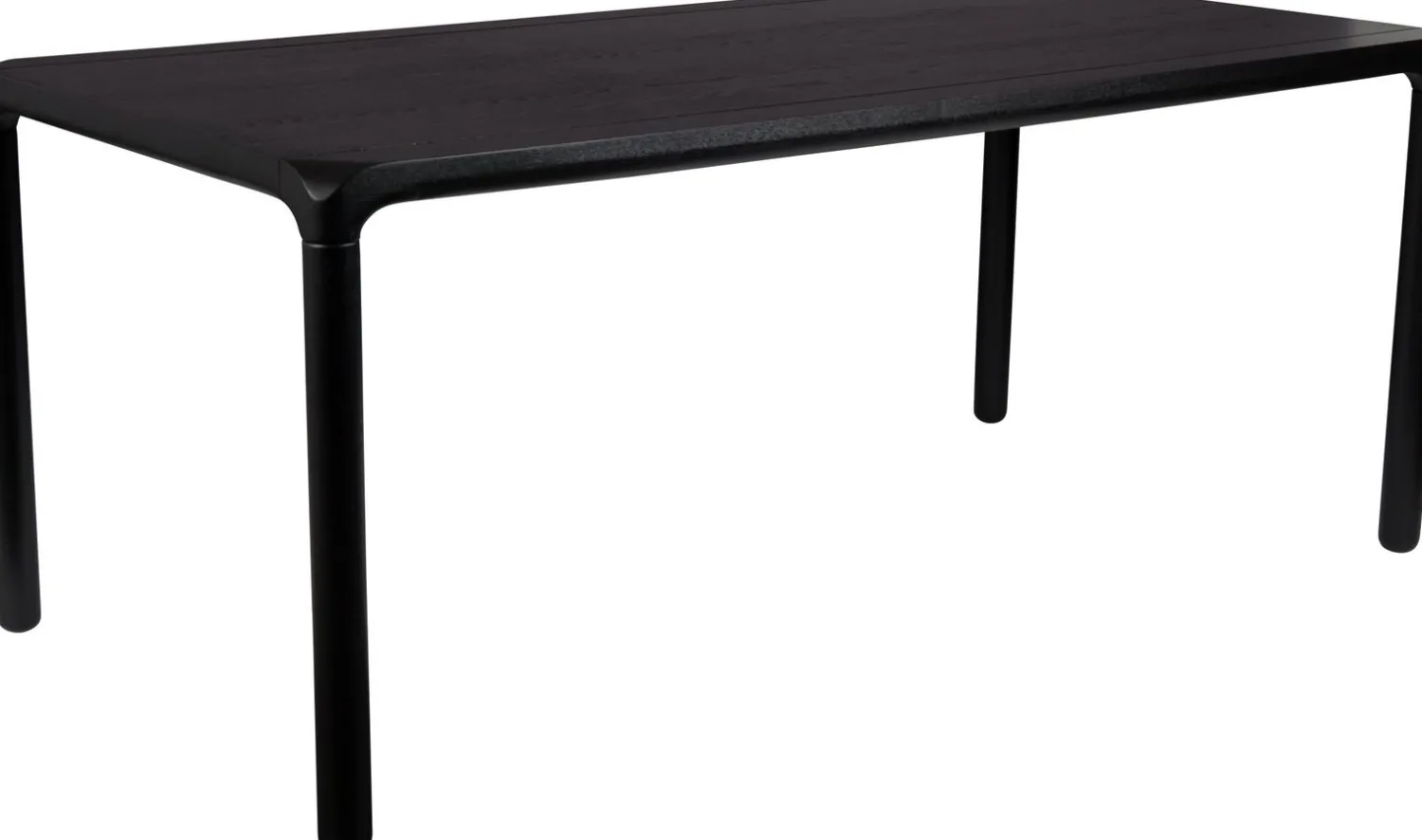 Rechthoekige Eettafels-Zuiver Storm Eettafel Black