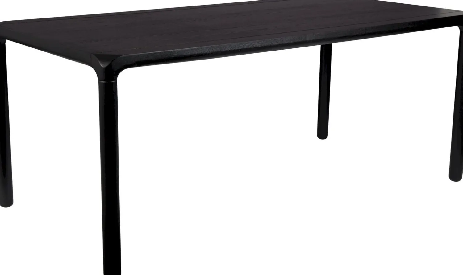 Rechthoekige Eettafels-Zuiver Storm Eettafel Black