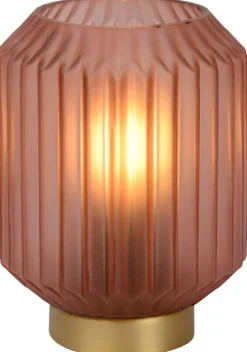 Tafellampen|Tafellampen-Lucide Sueno Tafellamp Roze