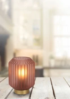 Tafellampen|Tafellampen-Lucide Sueno Tafellamp Roze