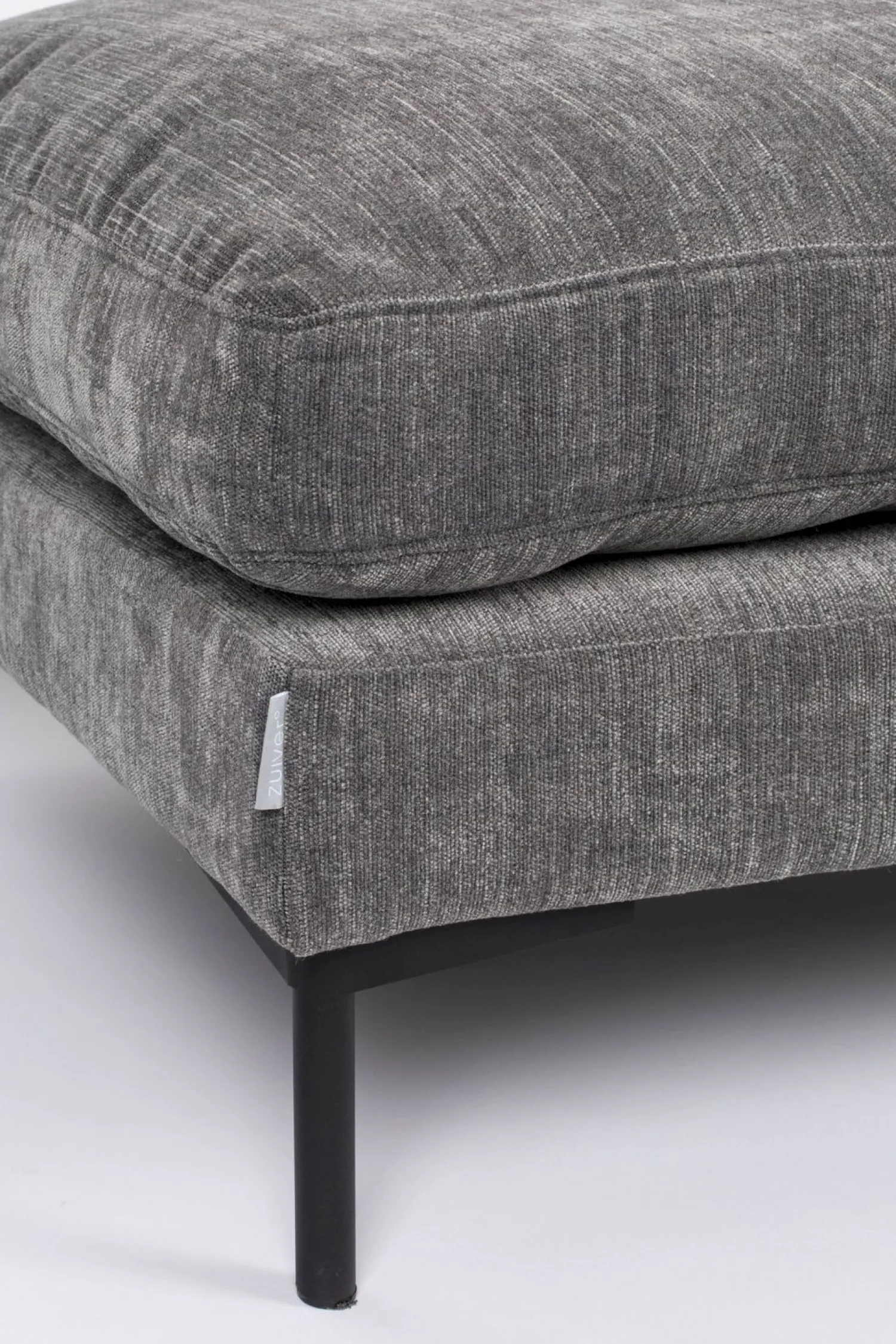 Hockers|Poefs-Zuiver Summer Hocker Antracite