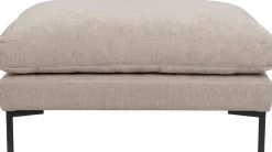 Hockers|Poefs-Zuiver Summer Hocker Latte
