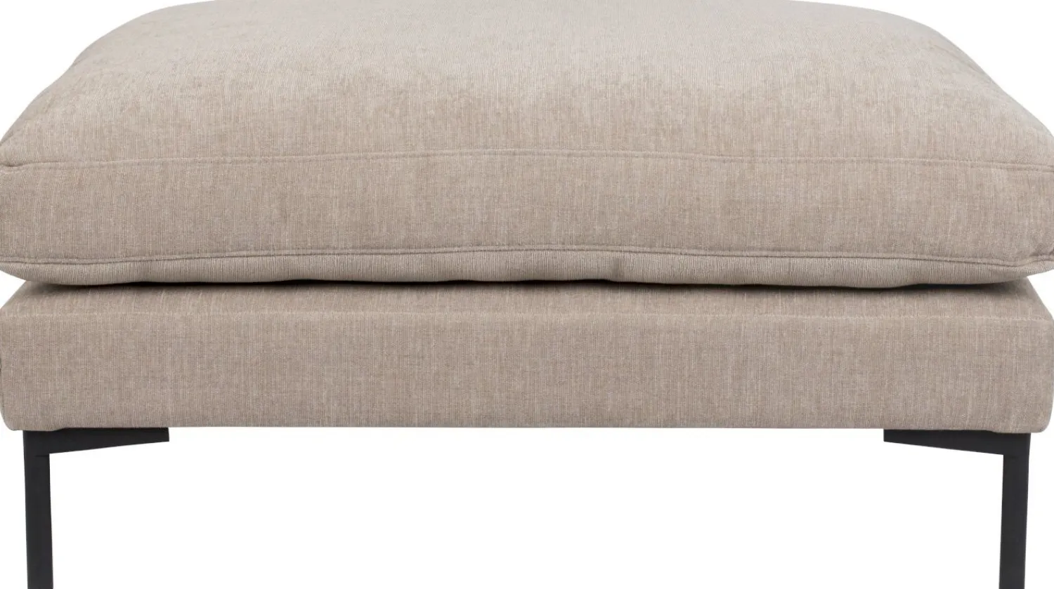 Hockers|Poefs-Zuiver Summer Hocker Latte