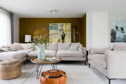 Hockers|Poefs-Zuiver Summer Hocker Latte
