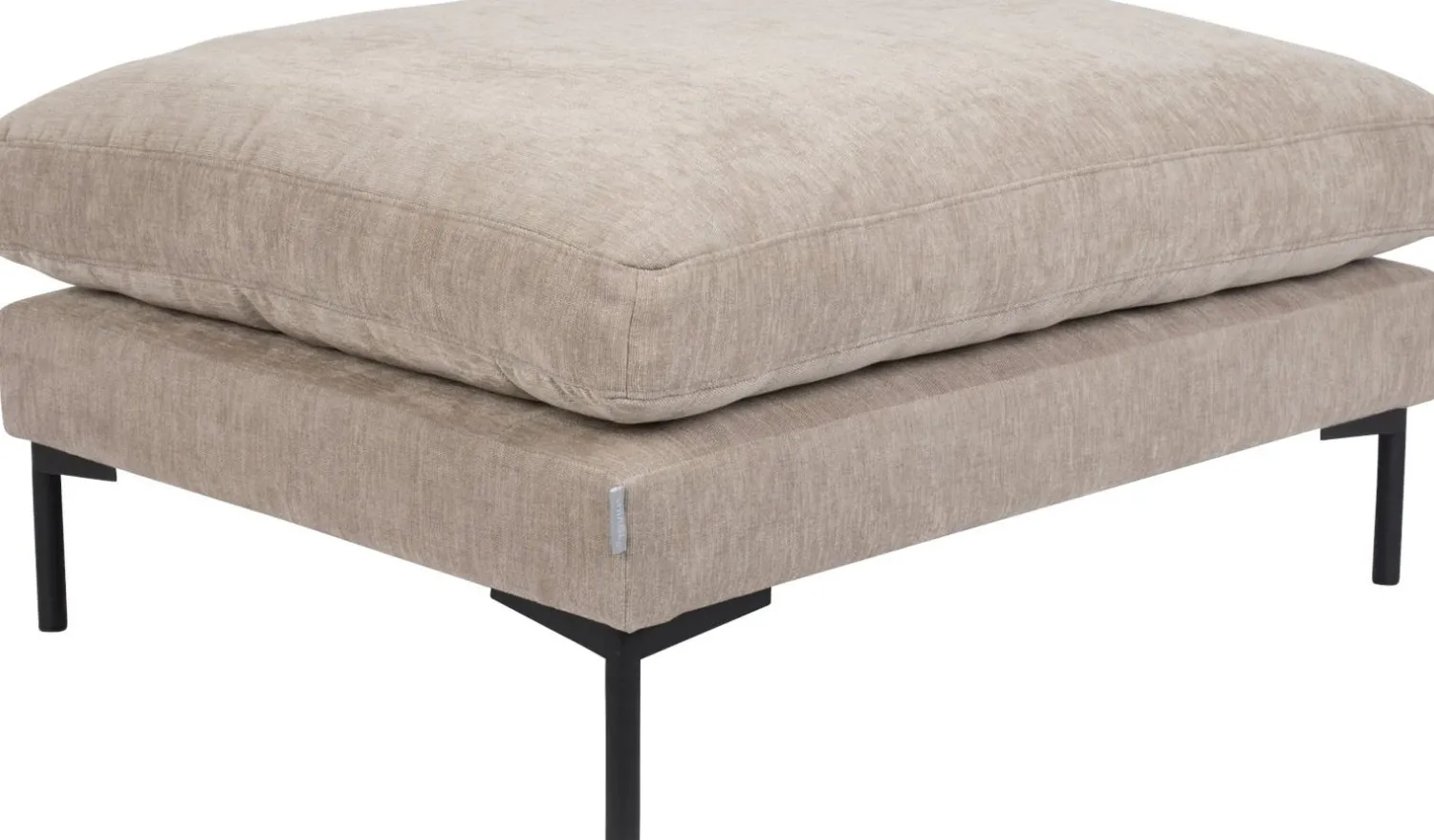 Hockers|Poefs-Zuiver Summer Hocker Latte
