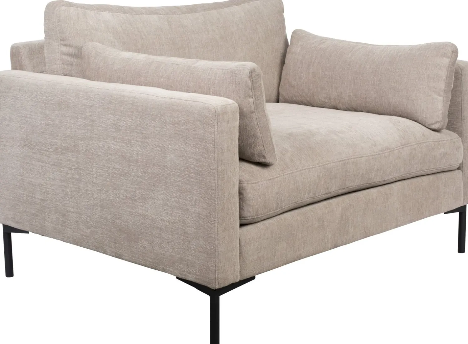 Loveseats-Zuiver Summer Loveseat Latte