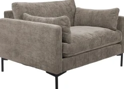 Loveseats-Zuiver Summer Loveseat Bruin