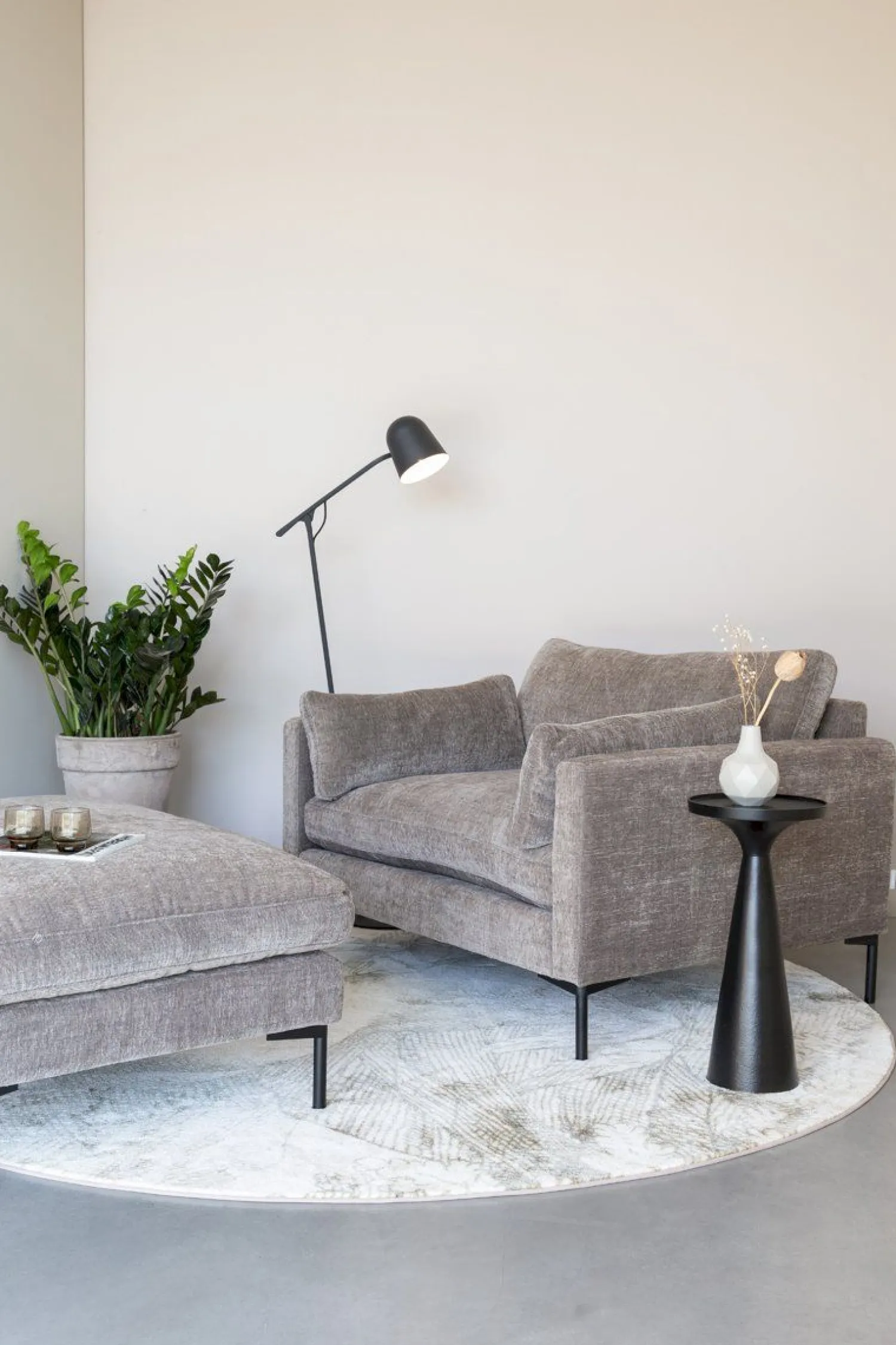 Loveseats-Zuiver Summer Loveseat Bruin