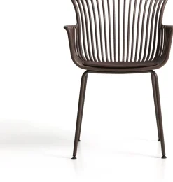 Tuinstoelen-Kave Home Surpika Tuinstoel Bruin