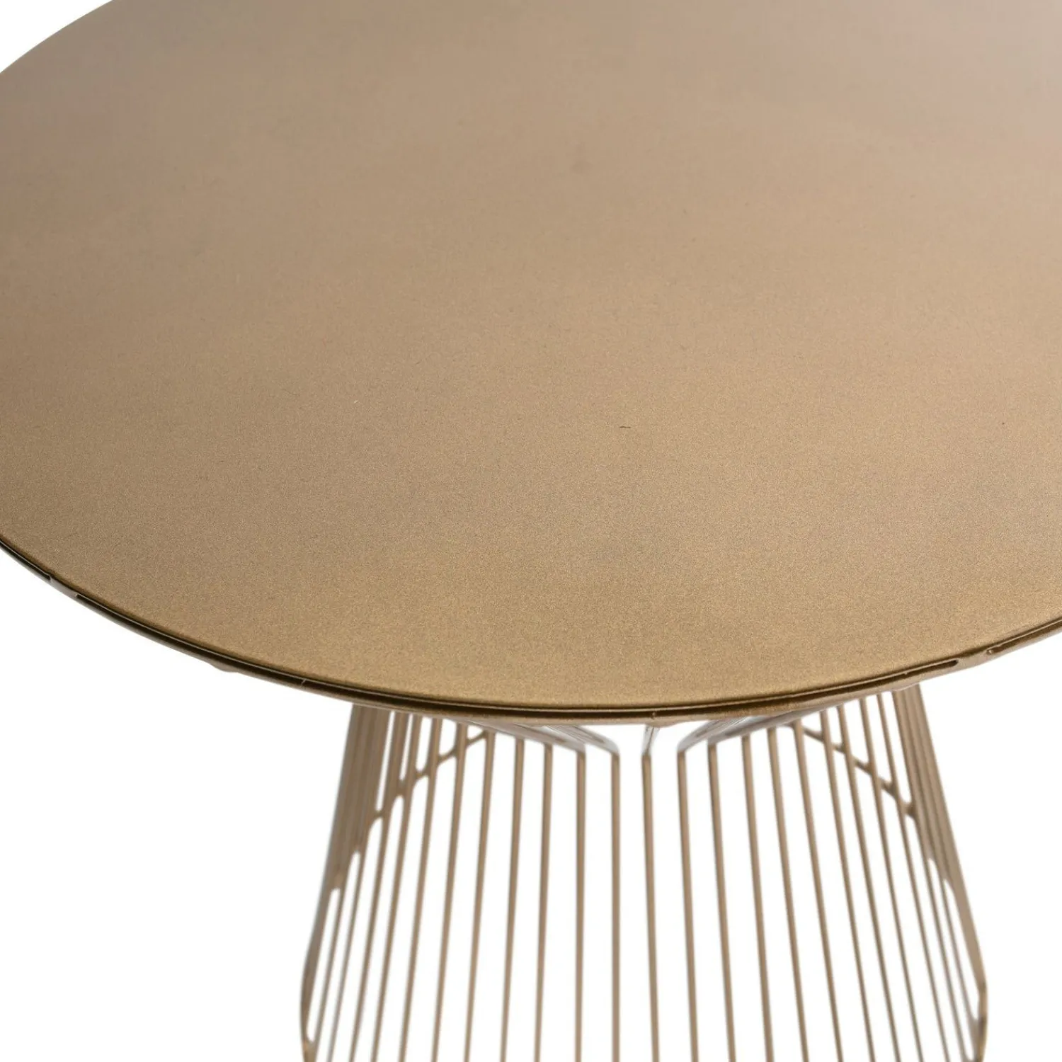 Ronde Bijzettafels-WOOOD Suus Bijzettafel Goud