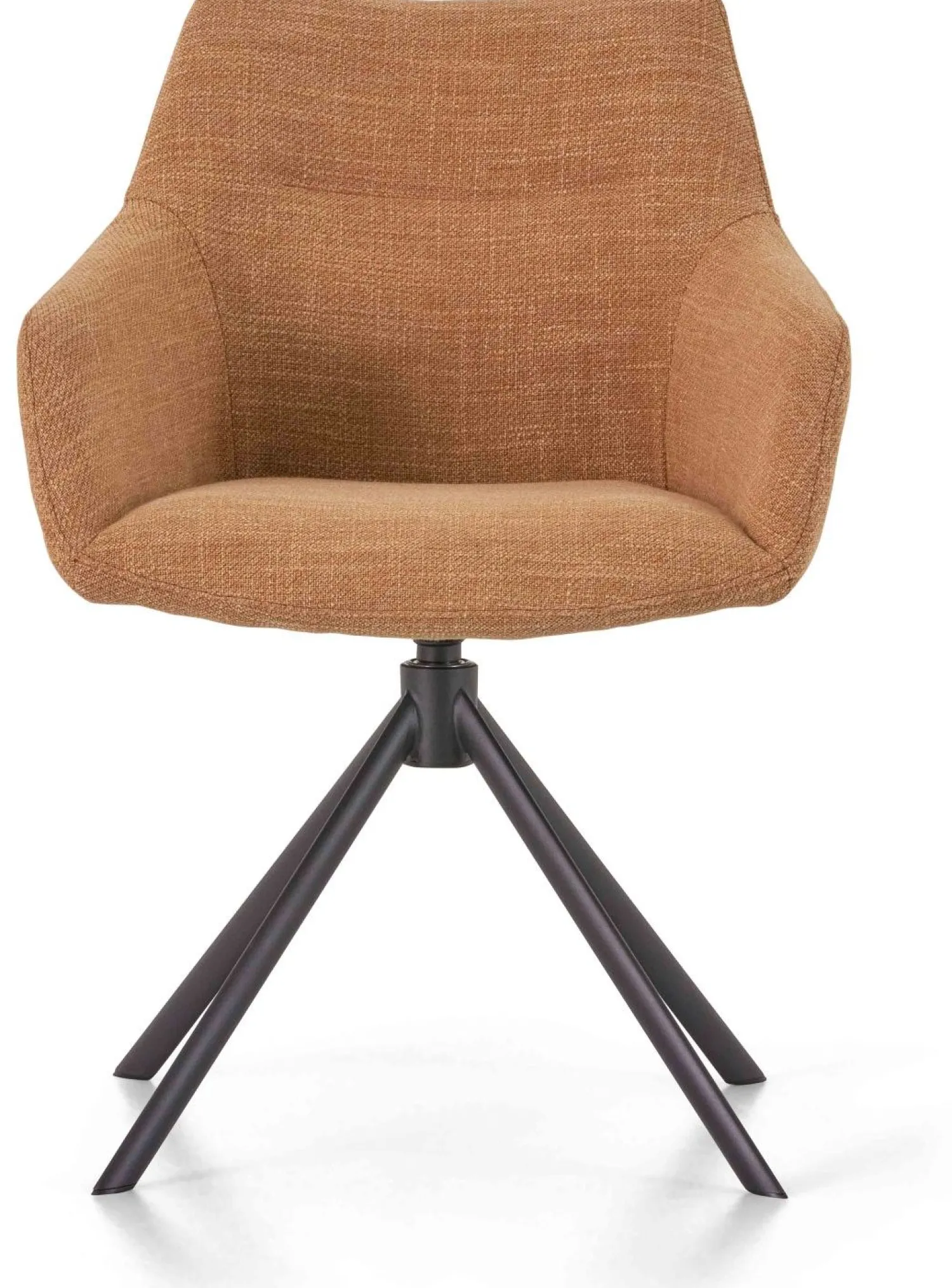 Draaibare Eetkamerstoelen|Eetkamerstoelen Met Armleuning-Montèl Swing Eetkamerstoel Ocre