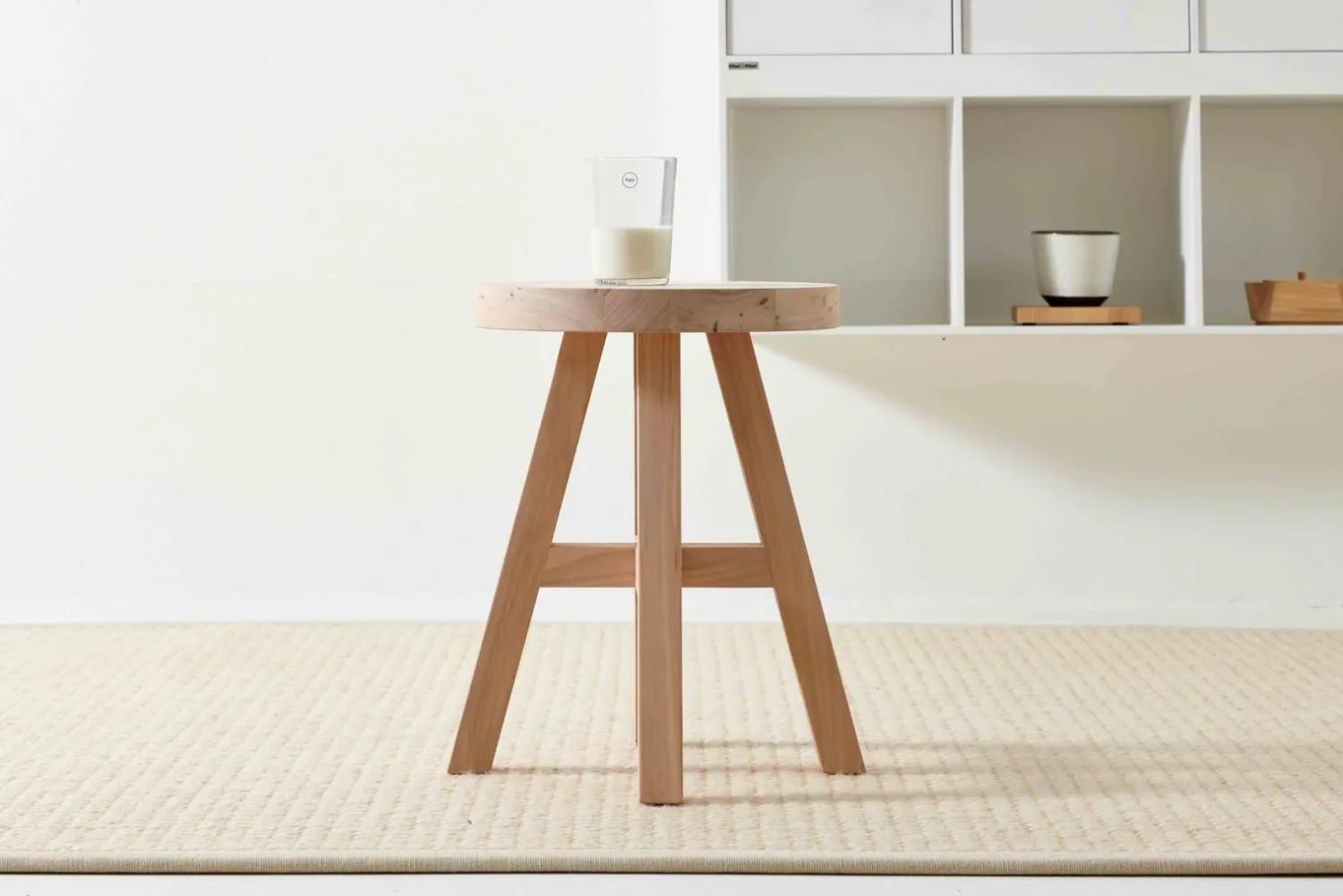 Ronde Bijzettafels-Pilat & Pilat Syto Bijzettafel Naturel