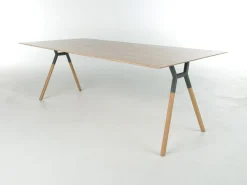 Houten Eettafels|Ovale Eettafels-Bert Plantagie Table Talk Eettafel White Wash