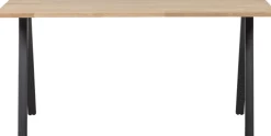 Houten Eettafels|Rechthoekige Eettafels-WOOOD Tablo A-poot Eettafel Naturel