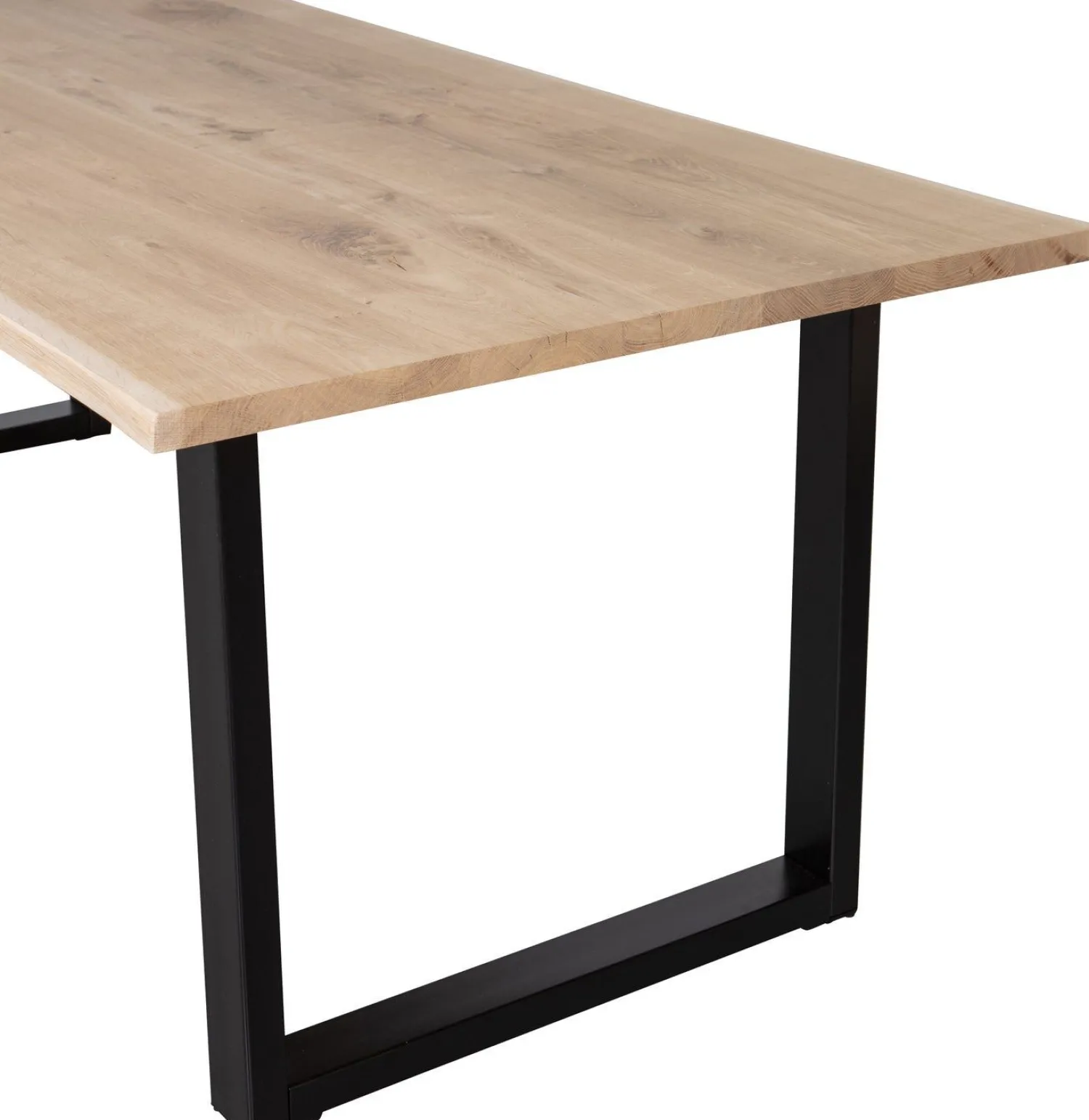 Houten Eettafels|Rechthoekige Eettafels-WOOOD Tablo Boomstam U-poot Eettafel Naturel