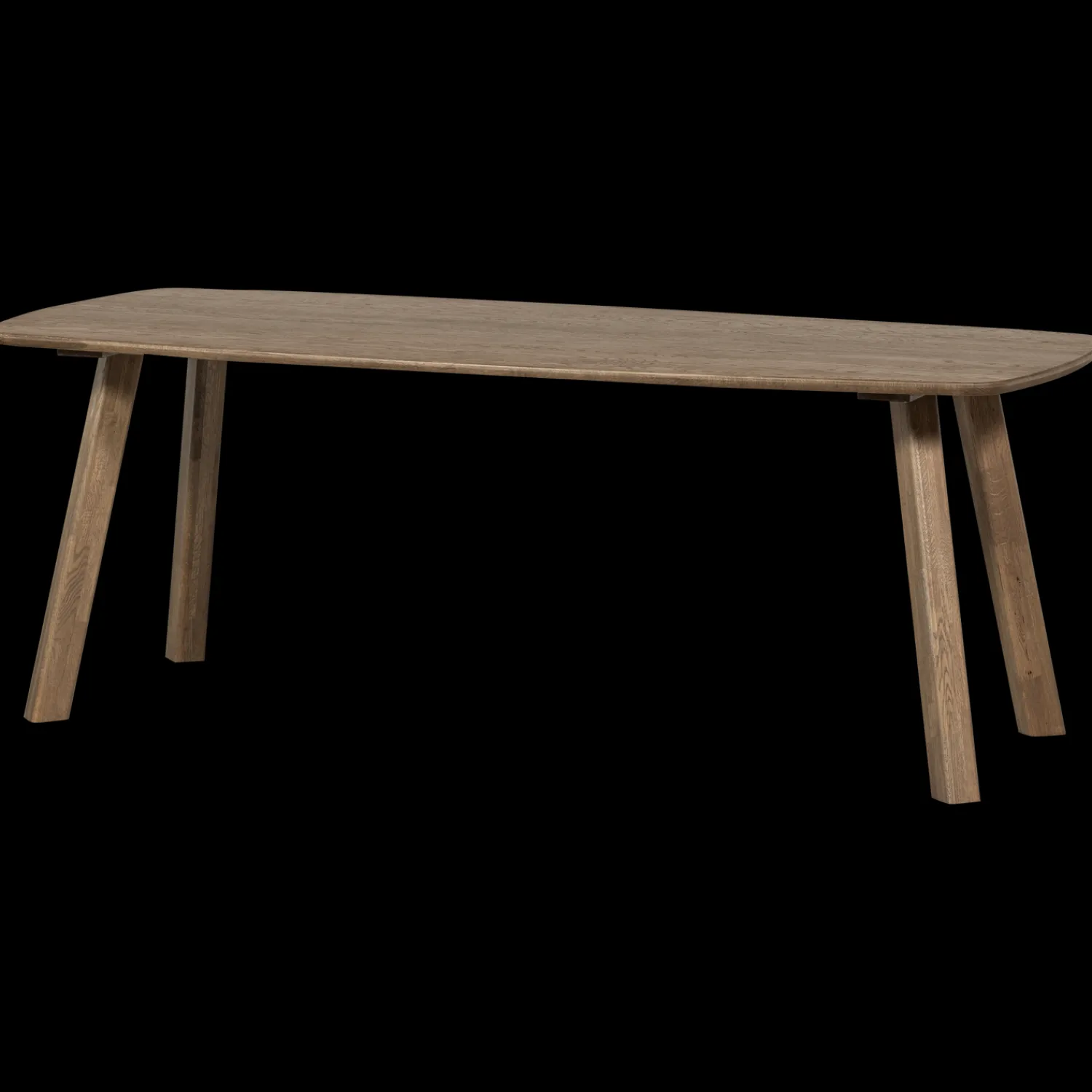Houten Eettafels-WOOOD Tablo Eettafel Cashmere Brown