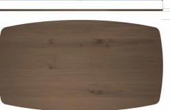 Houten Eettafels-WOOOD Tablo Eettafel Cashmere Brown