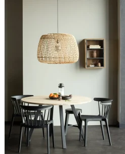 Houten Eettafels|Ronde Eettafels-WOOOD Tablo Eettafel Naturel