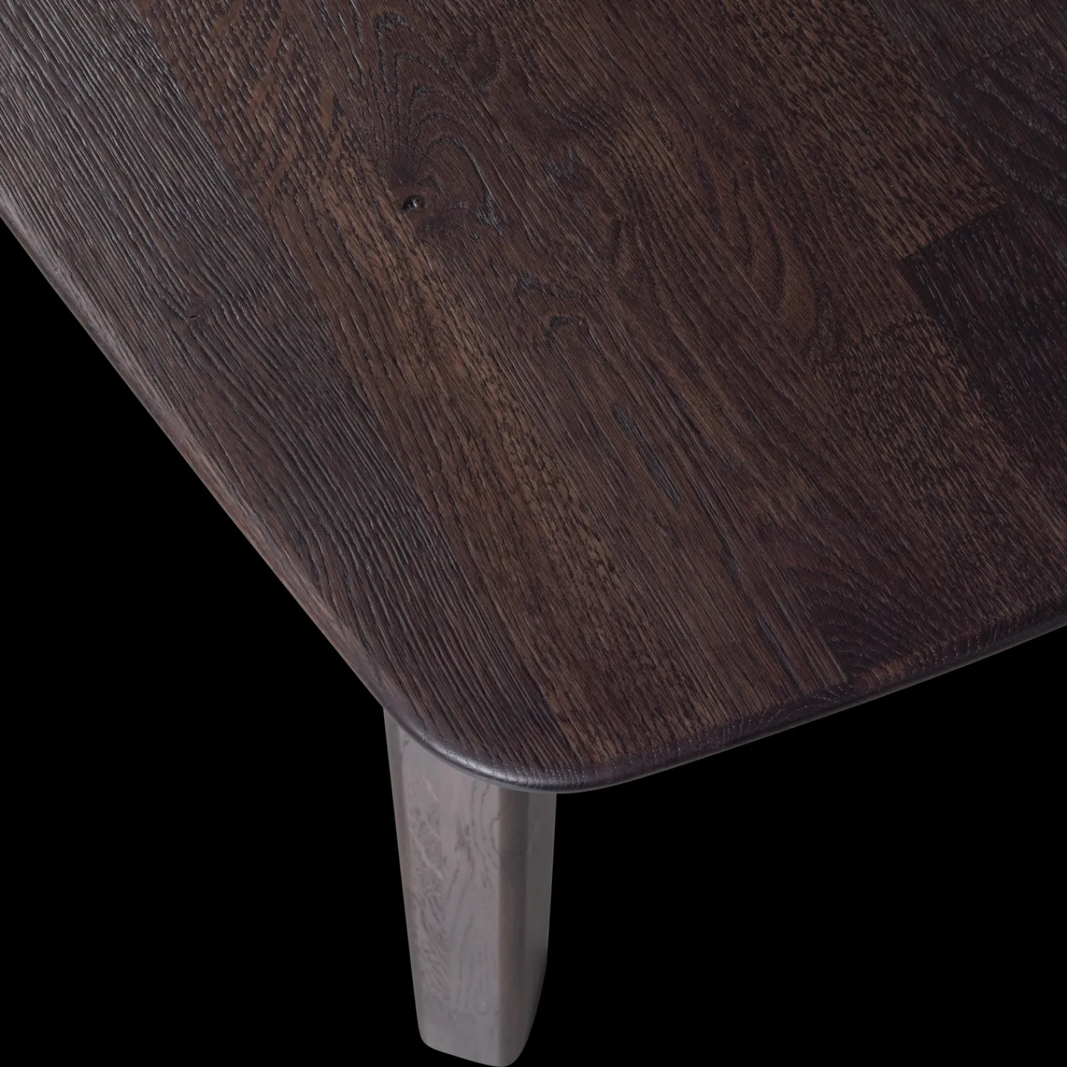 Houten Eettafels-WOOOD Tablo Eettafel Mystic Brown