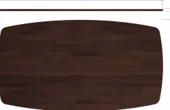 Houten Eettafels-WOOOD Tablo Eettafel Mystic Brown