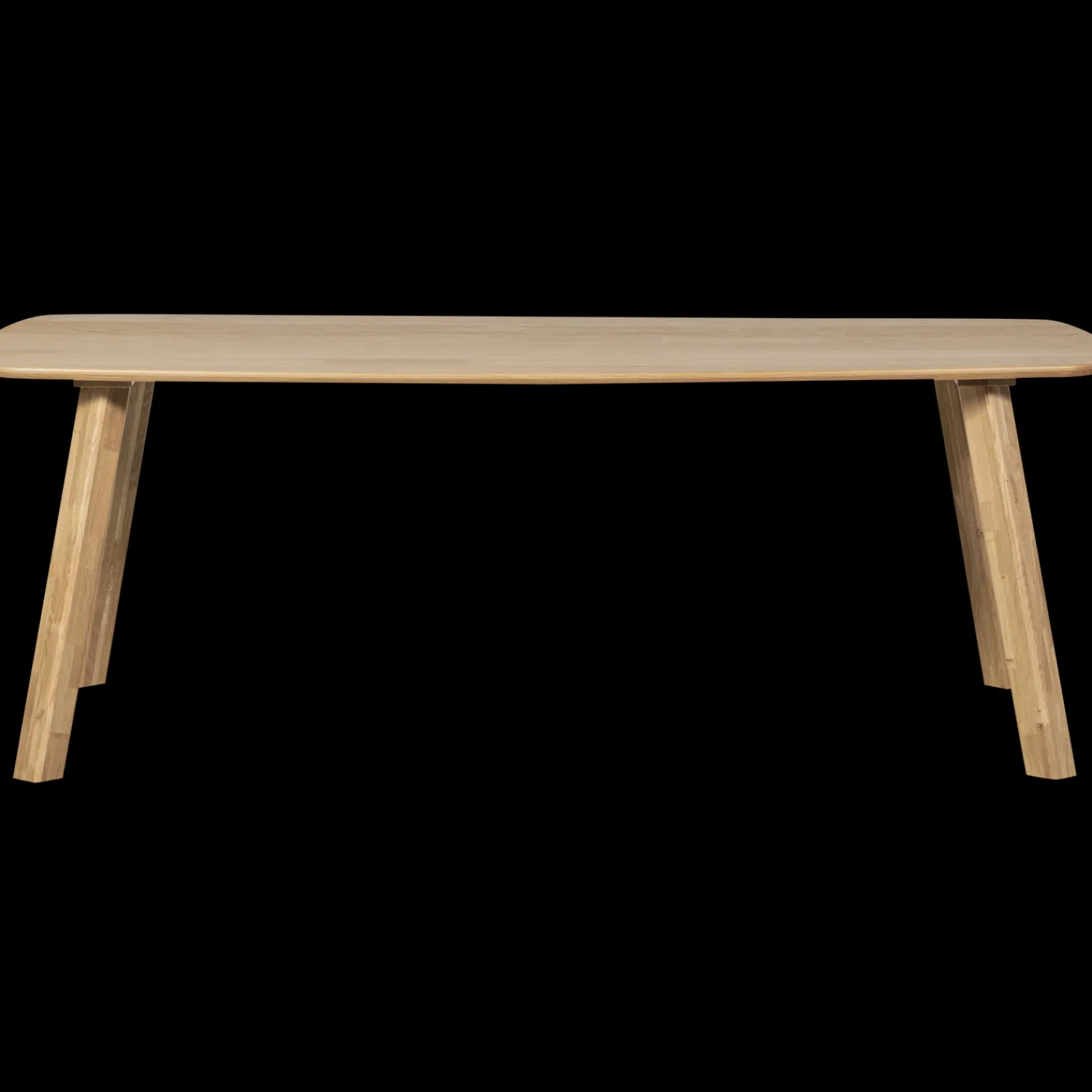 Houten Eettafels-WOOOD Tablo Eettafel Transparant