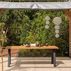Tuintafels-WOOOD Tablo Tuintafel Natural, Black