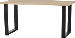 Houten Eettafels|Rechthoekige Eettafels-WOOOD Tablo U-poot Eettafel Naturel