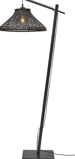 Industriële Vloerlampen|Vloerlampen-It's about RoMi Tahiti Vloerlamp Zwart