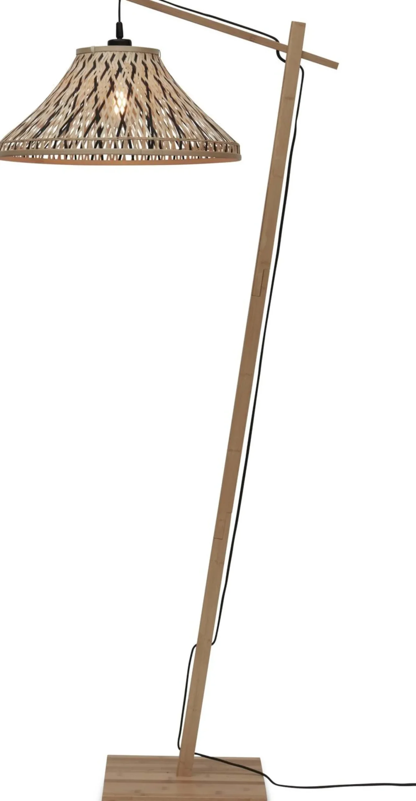 Vloerlampen|Vloerlampen-Good&Mojo Tahiti Vloerlamp Natural, Black