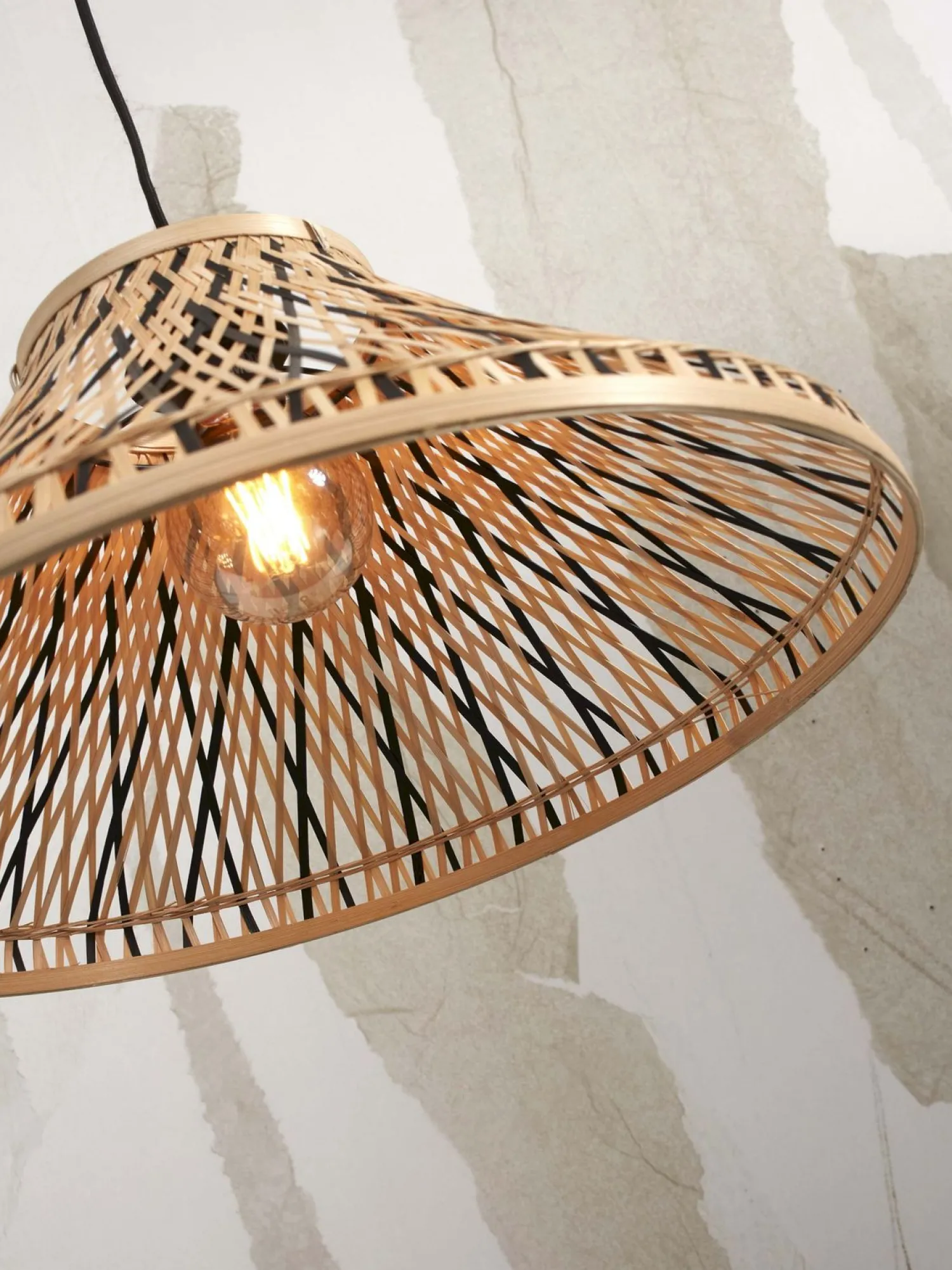 Vloerlampen|Vloerlampen-Good&Mojo Tahiti Vloerlamp Natural, Black