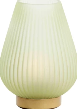 Snoerloze Tafellampen|Tafellampen-Trendhopper Tajera Tafellamp Lichtgroen, Goud