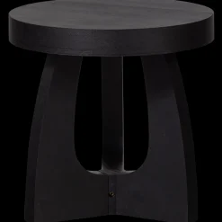 Ronde Bijzettafels-WOOOD Tala Bijzettafel Black