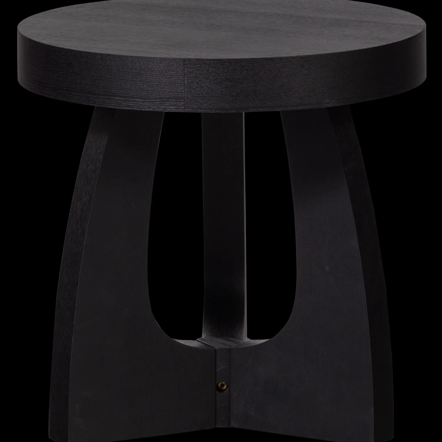 Ronde Bijzettafels-WOOOD Tala Bijzettafel Black