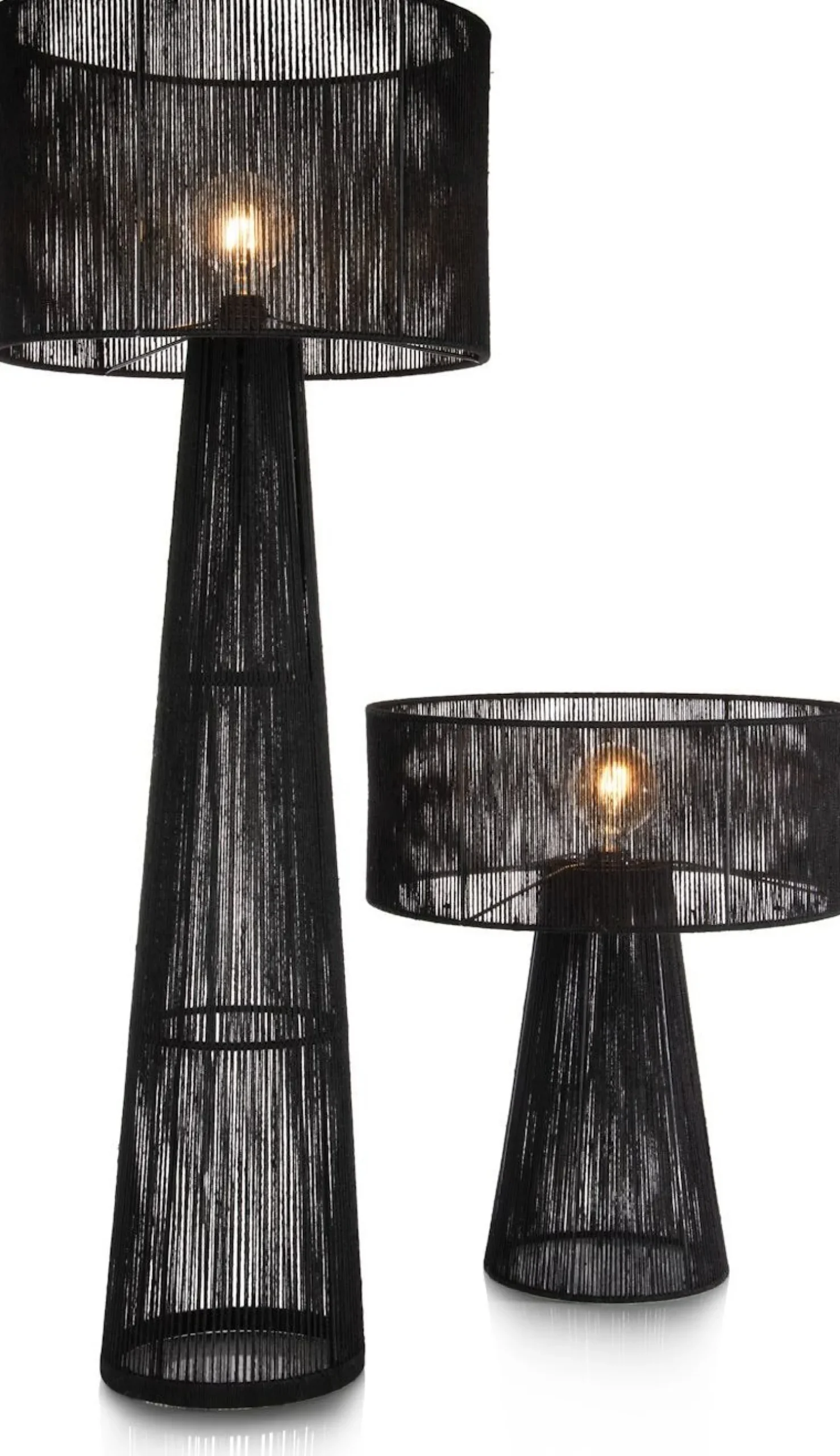 Tafellampen|Tafellampen-COCO maison Tali Tafellamp Zwart