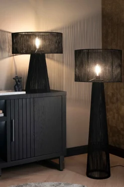 Tafellampen|Tafellampen-COCO maison Tali Tafellamp Zwart