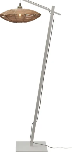 Vloerlampen|Vloerlampen-Good&Mojo Tanami Disc S Vloerlamp White, Natural, Grey