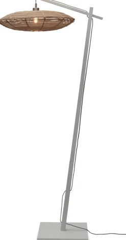 Vloerlampen|Vloerlampen-Good&Mojo Tanami L Vloerlamp White, Natural, Grey