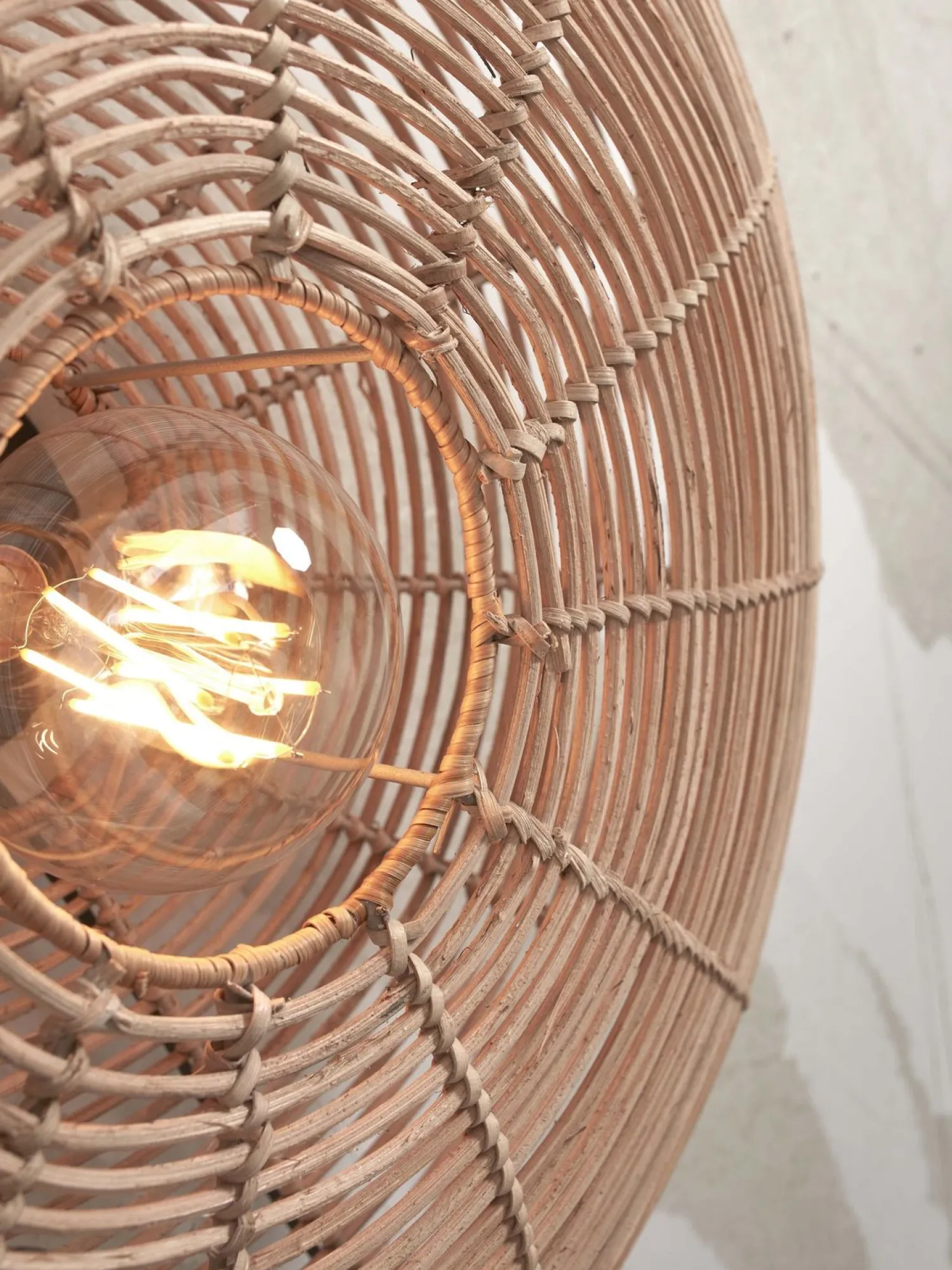 Wandlampen|Wandlampen-Good&Mojo Tanami Rond S Wandlamp Natural