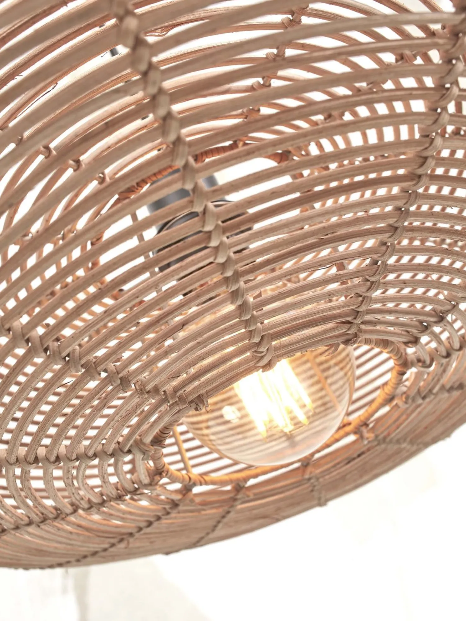Rotan Plafondlampen|Plafondlampen-Good&Mojo Tanami S Plafondlamp Natural
