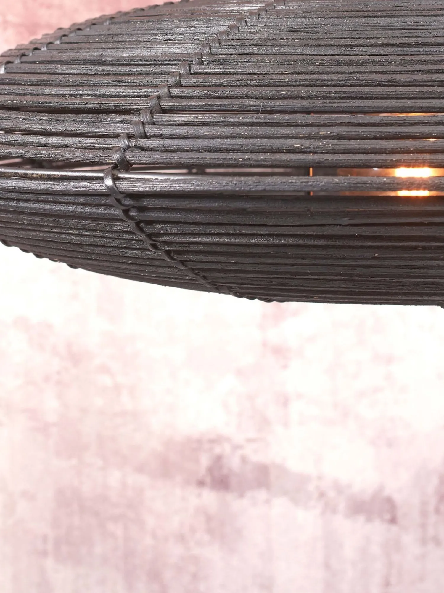 Rotan Plafondlampen|Plafondlampen-Good&Mojo Tanami S Plafondlamp Black