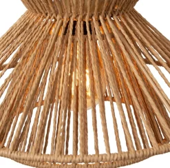 Hanglampen|Hanglampen-Lucide Tasman Hanglamp Naturel
