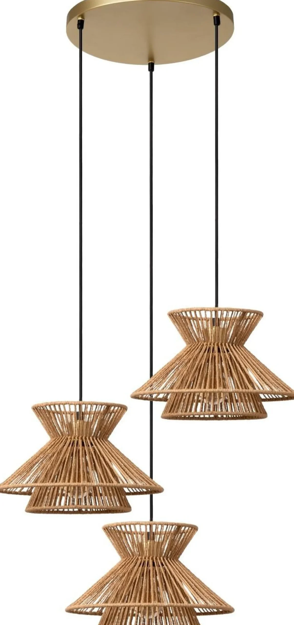 Hanglampen|Hanglampen-Lucide Tasman Hanglamp Naturel