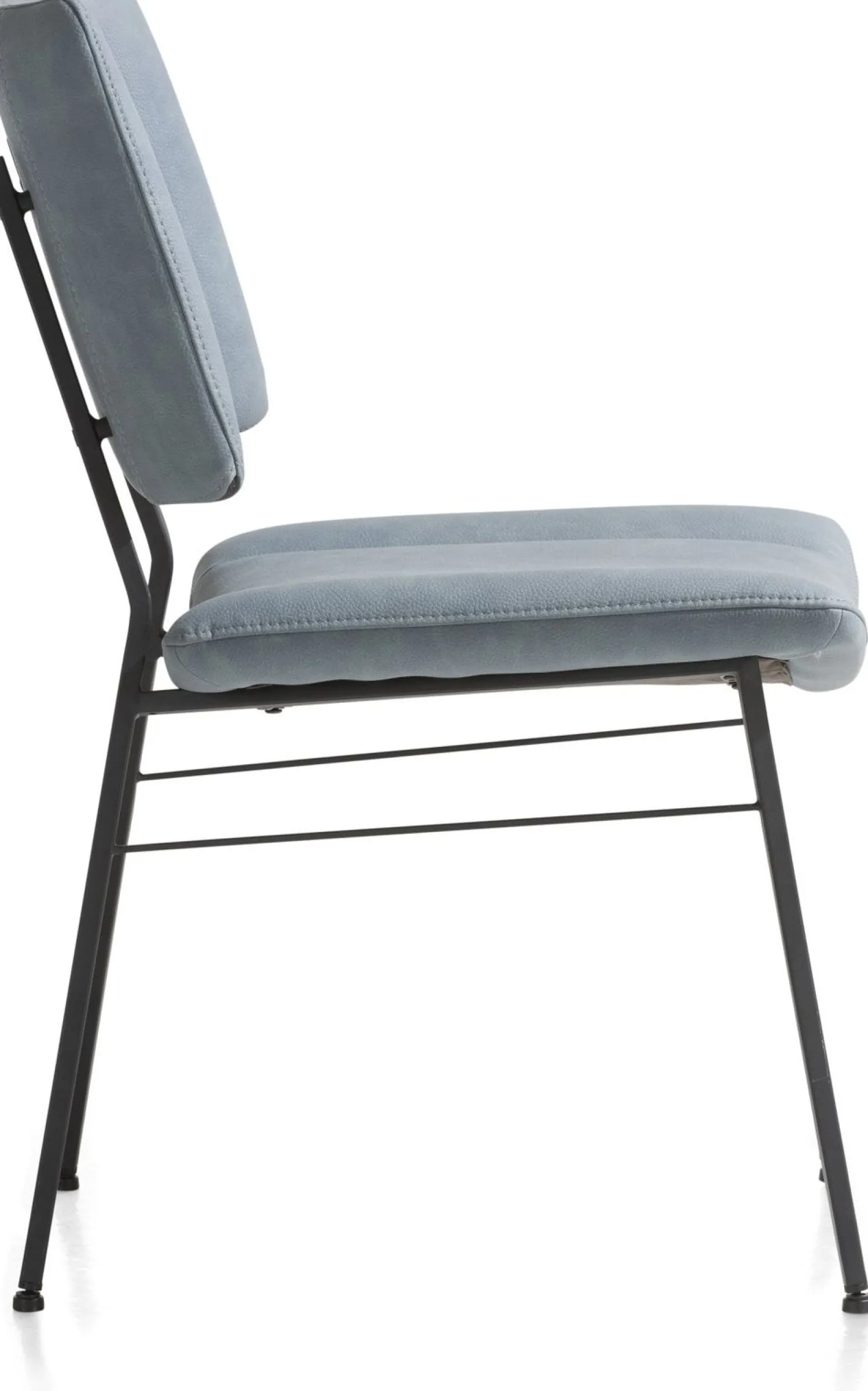 Eetkamerstoelen Zonder Armleuning-XOOON Tatum Pala Eetkamerstoel Skyblue