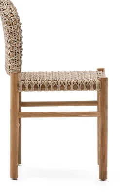 Tuinstoelen-Kave Home Tavira Tuinstoel Naturel