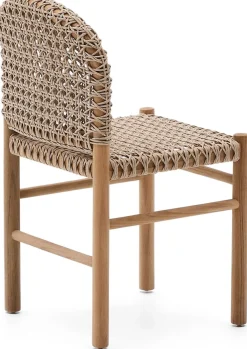 Tuinstoelen-Kave Home Tavira Tuinstoel Naturel
