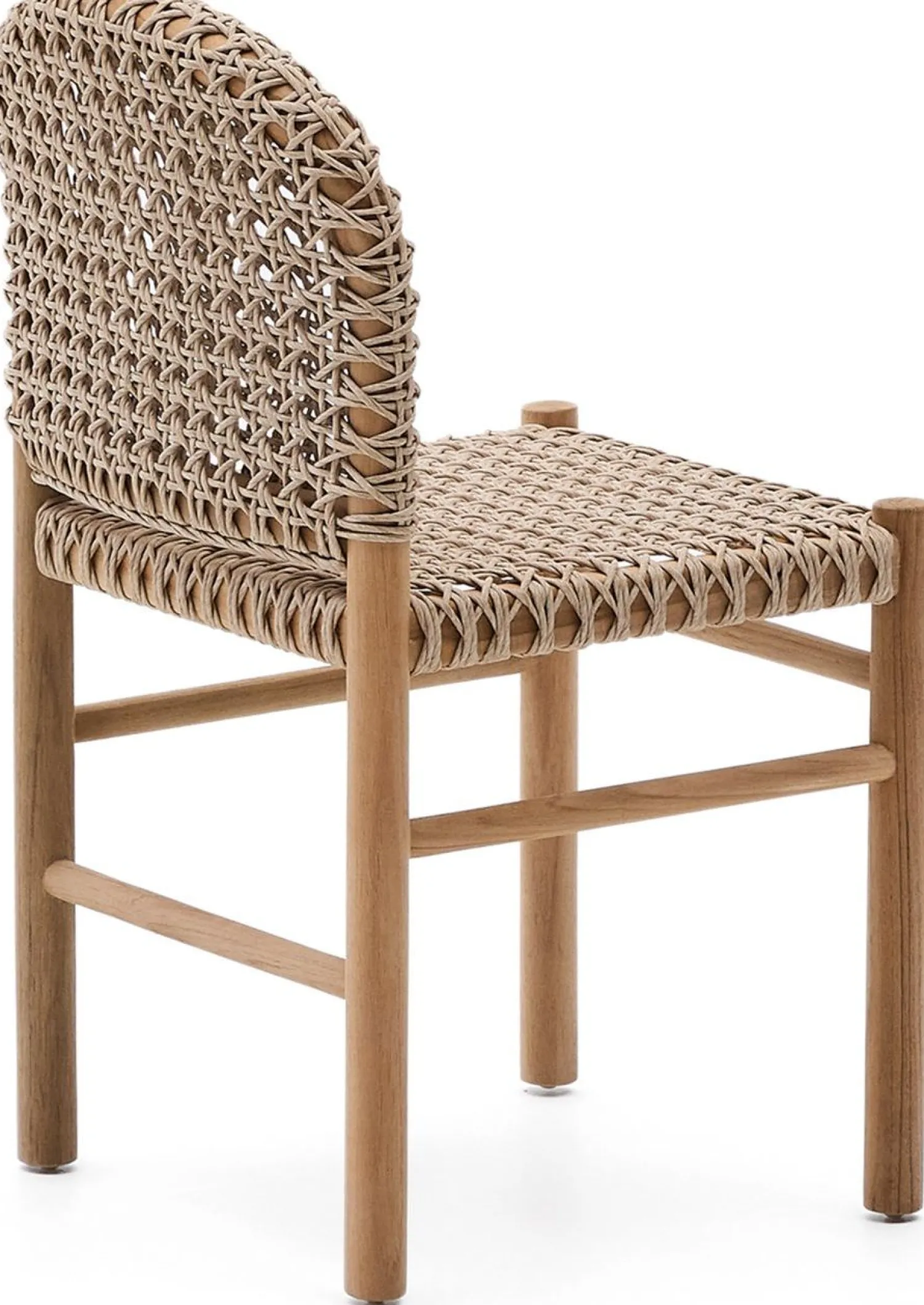Tuinstoelen-Kave Home Tavira Tuinstoel Naturel