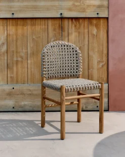 Tuinstoelen-Kave Home Tavira Tuinstoel Naturel