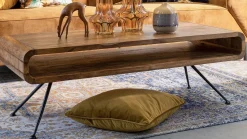 Houten Salontafels-Feelings Wonen Tax Salontafel Bruin